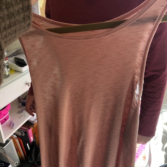 Free people pink tank top size L - Picture 4 of 4